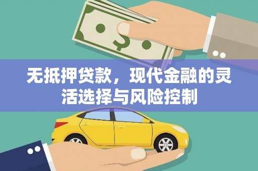达州无抵押贷款，现代金融的灵活选择与风险控制