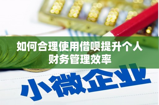 达州如何合理使用借呗提升个人财务管理效率