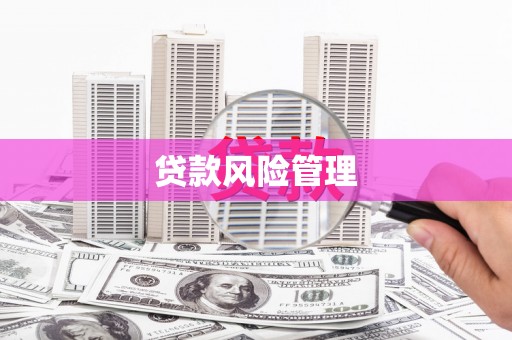 达州贷款风险管理
