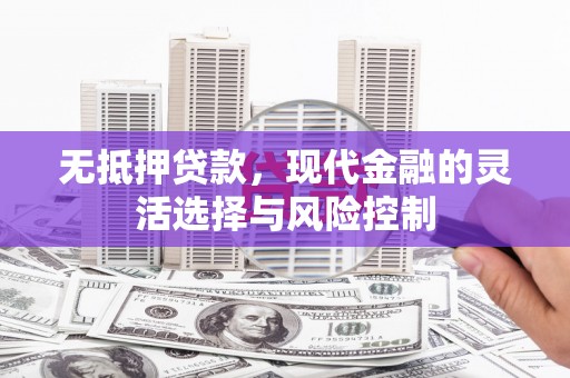 达州无抵押贷款，现代金融的灵活选择与风险控制