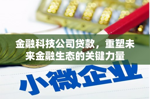 达州金融科技公司贷款，重塑未来金融生态的关键力量