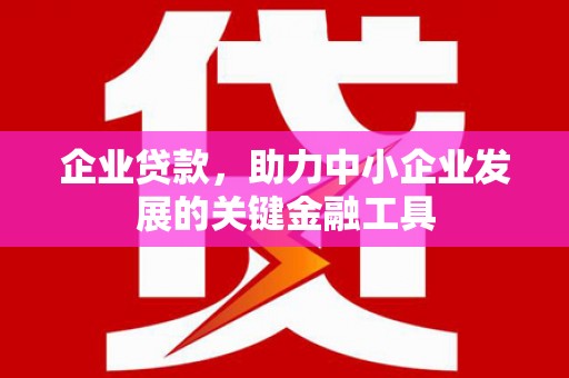 达州企业贷款，助力中小企业发展的关键金融工具