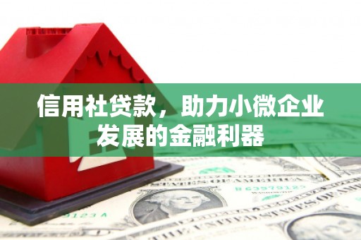 达州信用社贷款，助力小微企业发展的金融利器